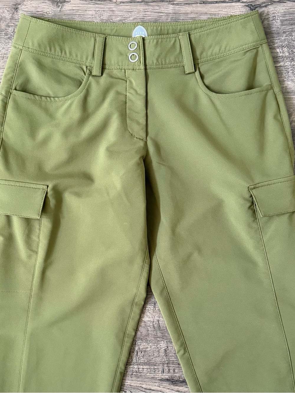 Club Ride Womens Element Cargo Pants Olive Glow Size XS MTB Hiking Cycling - Picture 4 of 13